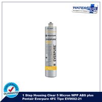 Gambar Paket Filter Air Minum Untuk Mesin Coffee Single Step Housing Clear Pentair Everpure 4FC-EV9692-21 dari Filter Air Waterpro undefined 3 Tokopedia