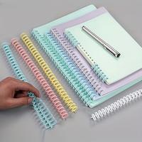 Gambar Ring Binder Plastik Spiral Ring Pastel Plastic Binder Binding Strip - pink dari Squad Book undefined 5 Tokopedia