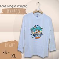 Gambar Kaos LP Wisata Manado Series Destinasi Kota-kota Wisata Populer Indonesia - MDS-4, Putih XS dari Pusat Kaos 87 undefined 1 Tokopedia