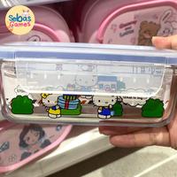 Gambar MINISO x Sanrio Kotak Makan Tempat Makan Lunch Box Hello Kitty Characters Bento Box with 4 Flaps (570mL) dari SebasGames undefined 2 Tokopedia