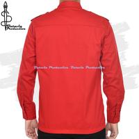 Gambar BAJU KEMEJA PDL PDH TACTICAL SERAGAM KERJA KANTOR LAPANGAN GUNUNG ORGANISASI ASN LENGAN PANJANG AMERICAN DRILL PREMIUM BISA CUSTOM BORDIR SATUAN BY BATAVIA PRODUCTION - WARNA MERAH - Putih, S dari Batavia Production undefined 4 Tokopedia