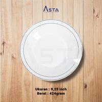 Gambar Asta Piring Makan Lontong Keramik 9,25 inch Piring Porcelain 9,25” - Mahkota emas, 1 pcs dari Asta Homeware undefined 5 Tokopedia
