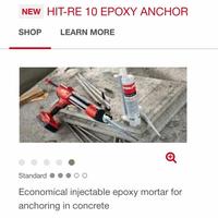 Gambar Ready || Hit Re 10 Chemical Anchor Hilti,Lem Anchor Beton,Rebar Stek-580Ml 1 Pc - 1 pcs dari bokimuert undefined 5 Tokopedia