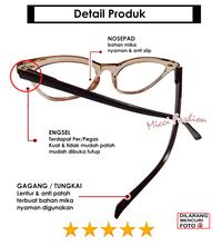 Gambar Kacamata Plus Lensa Rabun Dekat Frame Model Eye Cat Warna Coklat Bening Engsel Per Ada Ukuran +1.00 sampai +3.00 PRIA WANITA - ADA KOTAK - +1.00 dari Micci Fashion undefined 3 Tokopedia