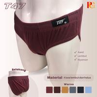 Gambar T47 CELANA DALAM CD SEGITIGA SEMPAK PRIA COWOK LAKI LAKI DEWASA - 1 PCS M dari PUTRA GEMINI undefined 1 Tokopedia