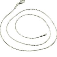 Gambar Kalung Tipis Pria Cowok Wanita Anak Tahan Karat untuk Bandul Liontin Rantai Titanium Chain Necklace Elegan - 50cm dari Mamyshop Perhiasan undefined 3 Tokopedia