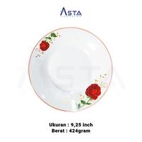 Gambar Asta Piring Makan Lontong Keramik 9,25 inch Piring Porcelain 9,25” - Mahkota emas, 1 pcs dari Asta Homeware undefined 1 Tokopedia