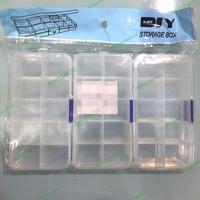 Gambar Mr.DIY Storage Box 10 Grids (3 pcs) Kotak Obat Pills Organizer dari Hippotamus undefined 1 Tokopedia