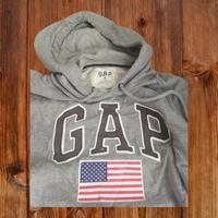 Gambar JAKET HOODIE GAP PRIA WANITA SECOND BRANDED IMPORT ABU dari PAHLAWAN IMP0RT undefined 4 Tokopedia