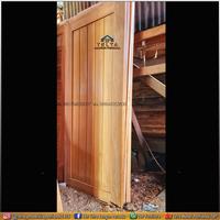 Gambar PINTU WC KAYU BELIAN / ULIN KALIMANTAN SOLID PERHUTANI GRADE A ( INVOICE ) - 3,5x70x195cm dari TBP furniture undefined 2 Tokopedia