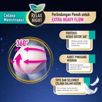 Gambar Laurier Relax Night M-XL 2s Fourpack - Celana Menstruasi dari KAO Indonesia undefined 3 Tokopedia