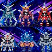 Gambar BANDAI NAMCO QMSV Mini Strike Freedom Gundam Infinite Justice Blindbox Figure no popmart gunpla - 1box isi 8  dari Charu Toys undefined 2 Tokopedia