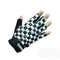Gambar Sarung Tangan Motor  Half Glove Retro Kotak Kotak - M dari Campcorner undefined 1 Tokopedia