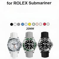 Gambar Tali Jam Tangan 20 MM Replacement Strap Rubber For Rolex Submariner 8068.20 - 8068.20 CR dari Watch Band N strap undefined 2 Tokopedia