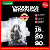 Gambar Vacuum Bag Plastik Vakum Makanan Plastik Vacum Retor Retort 15x20cm Satuan Delkochoice dari kilat packing undefined 1 Tokopedia