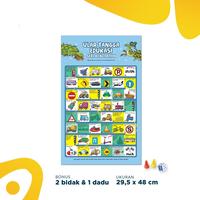 Gambar [Amz] Ular Tangga Edukasi Seri Kendaraan dari Millennia Bookstore undefined 2 Tokopedia