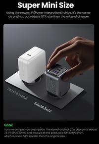 Gambar UGREEN Wall Charger 65w GaN Nexode PRO Fast Charging PD+QC 4.0 PPS For Laptop Macbook iPad Air Pro iPhone 15 Pro Max Samsung - Nexode 65W dari GADVENTIA undefined 4 Tokopedia