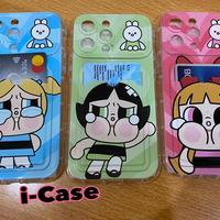 Gambar Crybaby Power Puff Girls PPG Soft Case iPhone 11 12 13 14 15 Pro Max Ada Slot Kartu Card - GREEN, IP 13 dari i-case undefined 3 Tokopedia