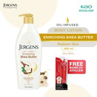 Gambar Jergens Shea Butter 496ml + Gift - Dry to Extra Dry Body Lotion - Biore Athlizm dari KAO Indonesia undefined 1 Tokopedia