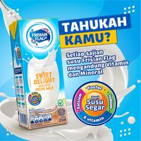 Gambar FRISIAN FLAG Susu Cair UHT Sweet Delight 225 ml dari TheKribstore undefined 3 Tokopedia