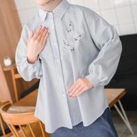 Gambar Mybamus Liona Stripe Shirt - Kemeja Katun Bordir Rose M18845 R79S2 dari Mybamus undefined 4 Tokopedia