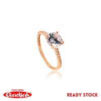 Gambar Cincin Emas Solitaire Diamond List Mata Samping - Toko Emas Gadjah - Kuning Mt Putih, 16 K- Uk. 12-13 dari Toko Emas Gadjah - Sejak 1918 undefined 1 Tokopedia