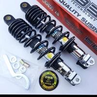 Gambar Shock belakang pcx150 nmax 155 old  DBS 8889 BY MGV original panjang 345mm - Full hitam dari jawa motor shop_NEW undefined 2 Tokopedia