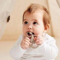Gambar Matchstick Monkey Mini Monkey Teether Gigitan Bayi - Light blue dari epulstoreese undefined 4 Tokopedia