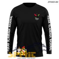 Gambar tshirt pria kaos pon aceh sumut 2024 baju po aceh pekan olahraga nasional lengan panjang - Hijau, XL dari Gudangkaos 3D4D undefined 3 Tokopedia