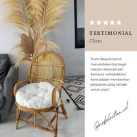 Gambar Kursi Teras Santai Rotan Alami Minimalis Penky | Taman Tamu Asli dari Mebel Rotan ID undefined 5 Tokopedia
