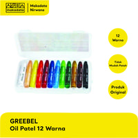 Gambar GREEBEL CRAYON/OIL PASTEL ISI 12 WARNA (1 PCS) dari Makadata Nirwana undefined 4 Tokopedia