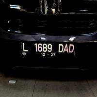 Gambar papan nama akrilik laser cutting RGB reklame nomer hologram bunglon bisa rubah warna reflective reflektif acrilik accrylic keren bisa taruh di mobil motor tempat nomor plat dari Otofocus undefined 5 Tokopedia