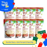 Gambar Bundle 10pcs - Woh Tempeh Chips 50gr | Snack Keripik Tempe Gluten Free - Balado dari Rak Sebelah undefined 1 Tokopedia