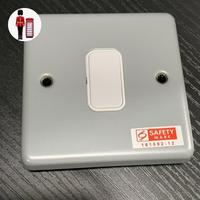 Gambar Saklar Lampu Hager 1 gang 2 Way Metalclad England with Box dari Joy44 undefined 2 Tokopedia