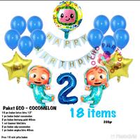 Gambar (1set) Paket Ulang Tahun ECO cocomelon dekorasi ulang tahun cocomelon - 1 dari chochogrosir undefined 2 Tokopedia