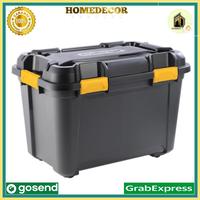 Gambar Ezy Storage 58x38x40.8 Cm Kotak Penyimpanan Perkakas Bunker / BUNKER TOUGH STORAGE GREY 55 LTR dari Homedecor Bandung undefined 1 Tokopedia
