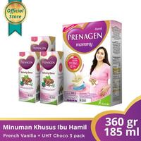 Gambar PRENAGEN mommy French Vanilla 360 gr + UHT Choco 3 pack dari edna_shop undefined 1 Tokopedia