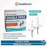 Gambar Healthcare Double Spike Infusion Alat Untuk Menusuk Cairan Infus Sekali Pakai-Satuan dari Onehealth Indonesia undefined 1 Tokopedia