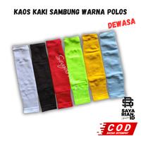 Gambar Kaos Kaki Sambung Polos Sepak Bola Futsal Dewasa Connecting Socks - Hitam, KS Polos dari Kaos Kaki Sport undefined 1 Tokopedia