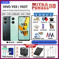 Gambar VIVO Y03 RAM 4/128 GB | VIVO Y 03 RAM 4/64 GB GARANSI RESMI VIVO - Y03T 4/64 Black, Bns 8+Powerbank dari MM.CELL undefined 1 Tokopedia