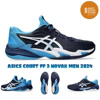 Gambar [ SEPATU TENIS ASICS COURT FF 3 NOVAK MEN 2024 / Blue - Expanse White ] - Biru, 40 (25,25 cm) dari Aero Sport Tenis Store undefined 1 Tokopedia