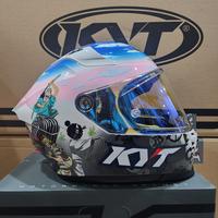 Gambar KYT STRIKER ONE PIECE WANO #1 WHITE (Clear Iridium Blue) - One piece White, XL dari all.pusatnya helm undefined 4 Tokopedia