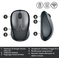 Gambar MOUSE LOGITECH M235 Wireless Mouse Colt Glossy, Blue, Red & M325S Dark Silver - Sensor Optik 1000 DPI Konektor USB 2.4GHz Baterai AA - ORIGINAL & Garansi Resmi - M235 Colt Glossy, Logitech Mouse dari KlikSierra undefined 4 Tokopedia