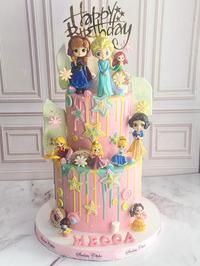 Gambar Kue Ulang Tahun/Birthday Cake/Kue Ultah Tema Princess/Kue Birthday Jakarta/princess 2 tingkat - Lapis Surabaya dari The Cake Corner Jakarta undefined 2 Tokopedia