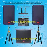 Gambar Paket Sound System Speaker Aktif 15 Inch Baretone MAX15H Subwoofer 18 Inch Baretone SW 18 dari Misel Elektronik Audio undefined 1 Tokopedia