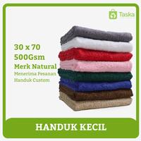 Gambar Handuk Kecil Natural 30x70 Bisa Custom Bordir Logo Handuk Polos Handuk Bordir - Abu-abu dari Taska Indonesia undefined 1 Tokopedia