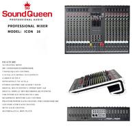 Gambar Mixer SoundQueen Icon 16 (6Tone) dari WP Pro Audio Malang undefined 3 Tokopedia