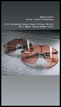 Gambar Sunglasses 100% Hypercraft Soft Tact Grey, Hiper Coral Lens dari Bersama Ols undefined 3 Tokopedia