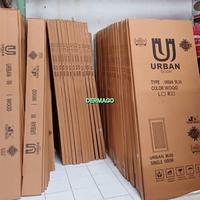 Gambar PINTU BAJA MOTIF KAYU 90 CM / PINTU BAJA FORTRESS URBAN 90.01 - Buka Kanan dari Dermaco undefined 5 Tokopedia