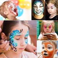 Gambar Glow In The Dark Face Paint 6 Warna Cat Lukis Badan Wajah Non-Toxic Makeup for Cosplay halloween costume Fluorescence Painting Karnaval Birthday Party Art Supplies Stationery premium - 6 color dari Deruyan undefined 4 Tokopedia